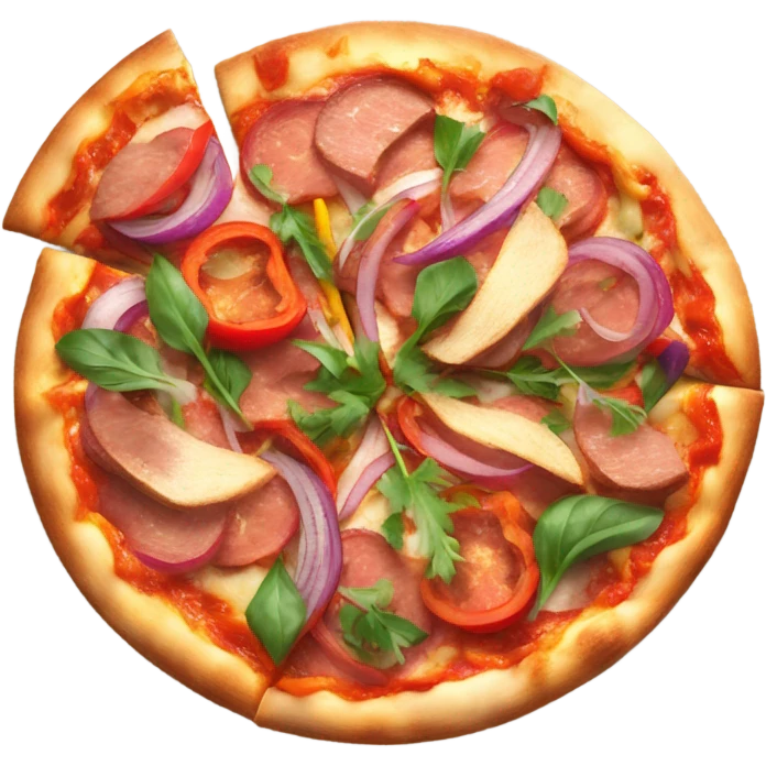 Duck pizza emoji