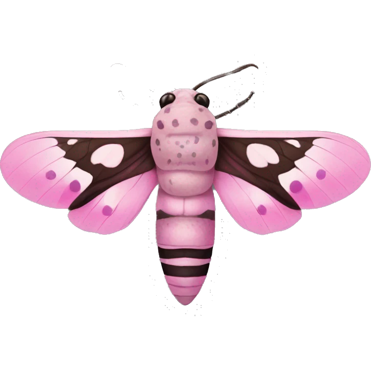 pink-spotted hawkmoth emoji