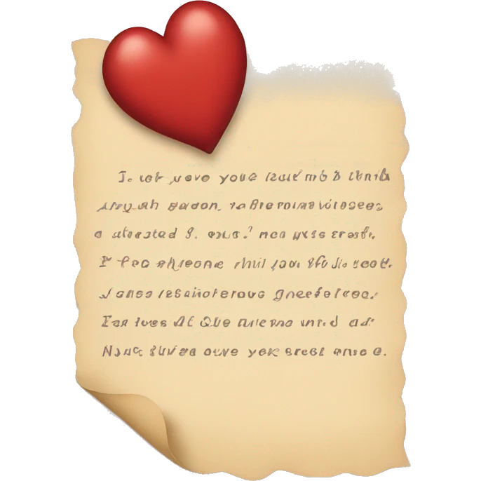 love note emoji