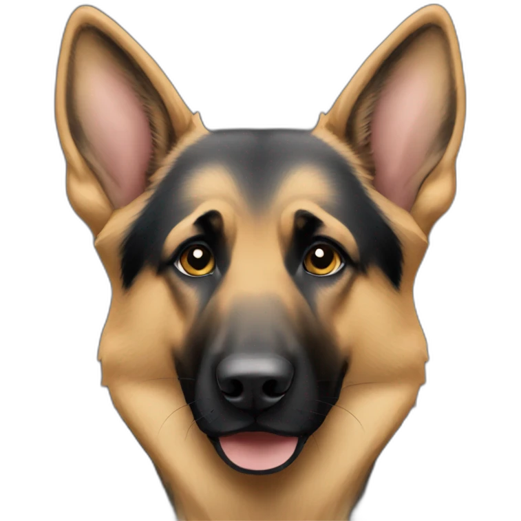 2 german shepherds emoji