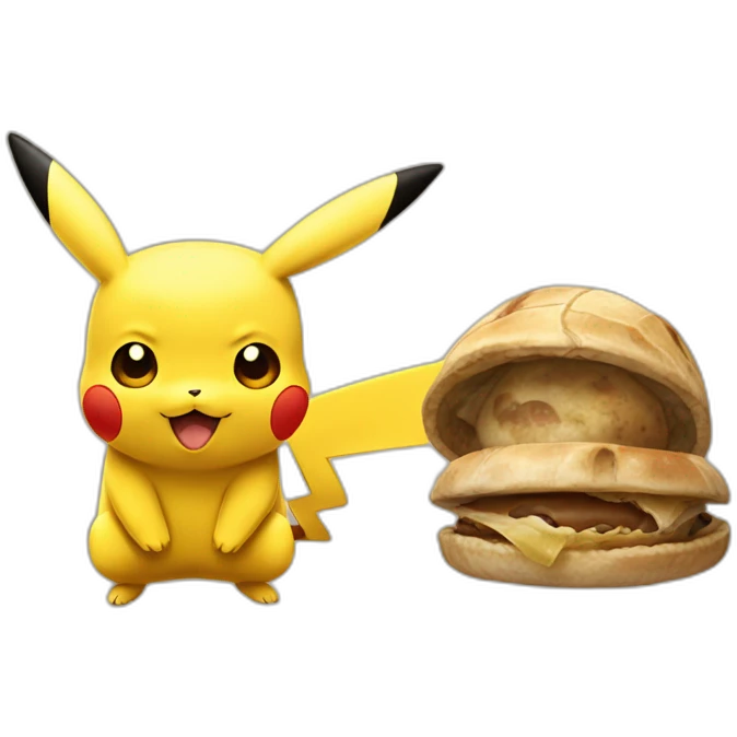 Pikachu et carapuce . emoji
