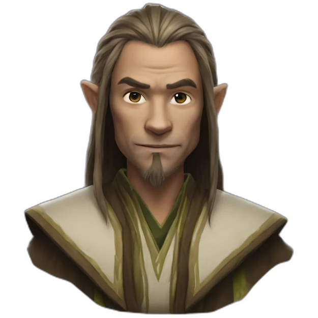 hyperrealist jedi in world of warcraft emoji