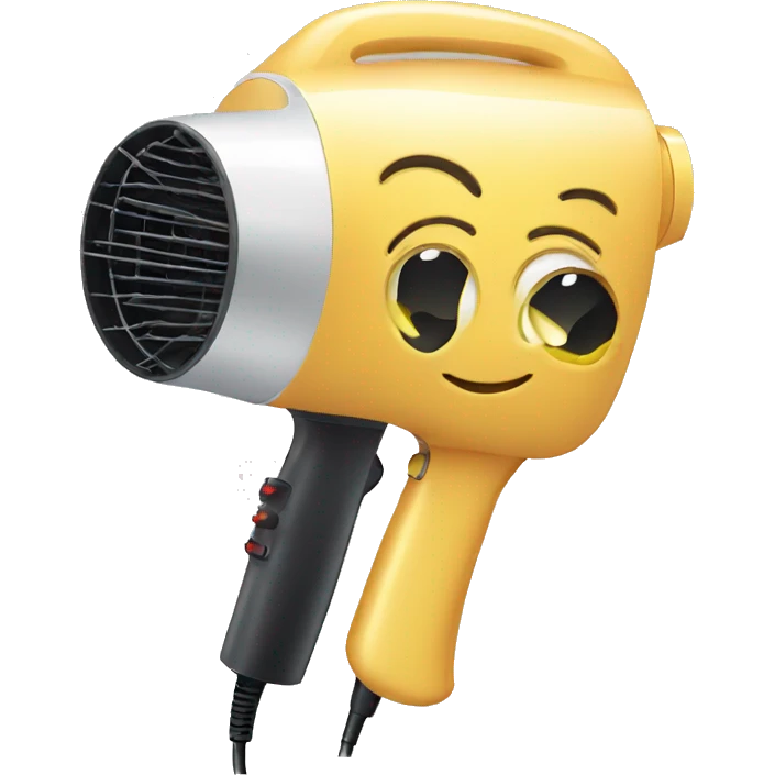 hair dryer emoji