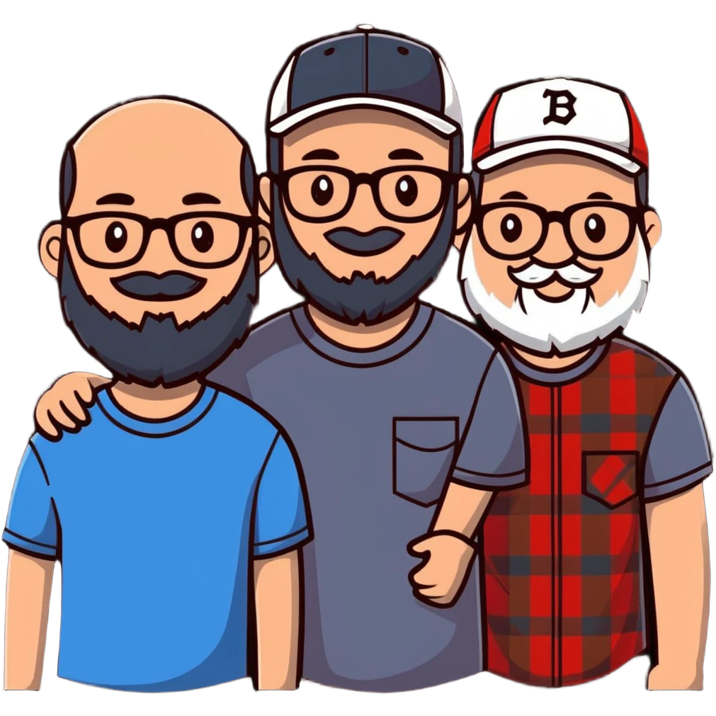 A group of dads emoji