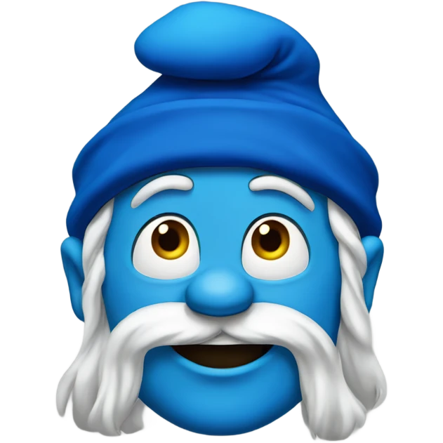 Smurf emoji