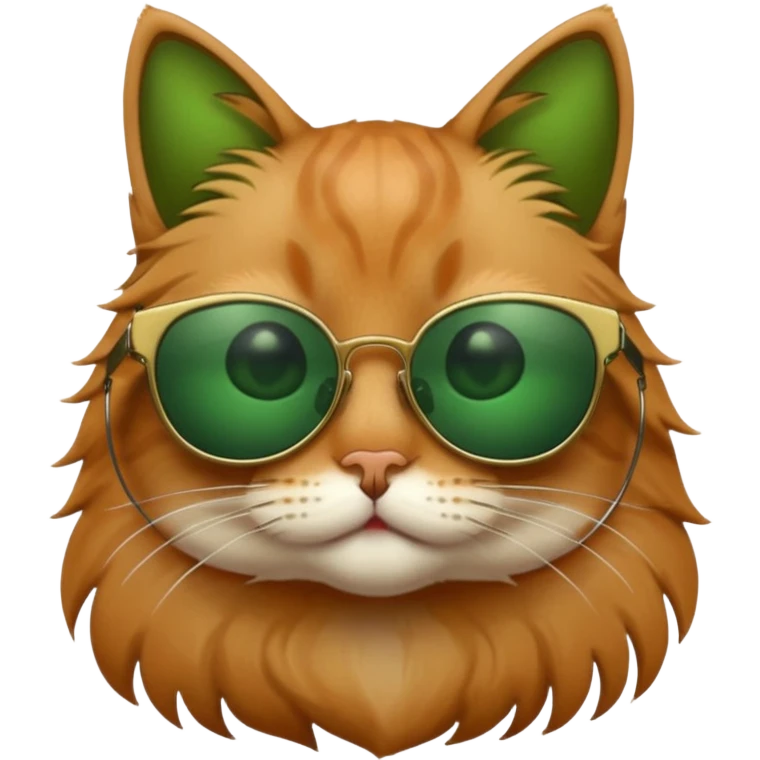 Cat wearing sunglasses emoji