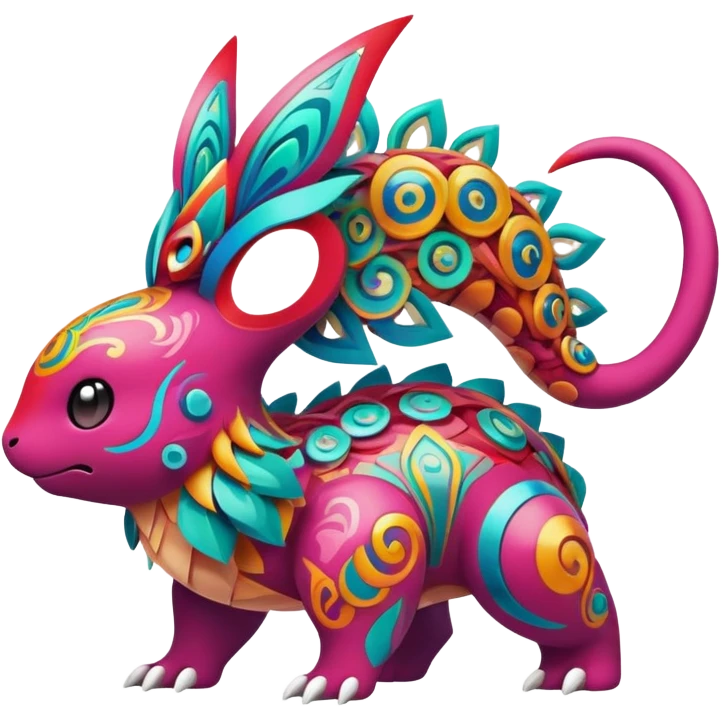 Colorful Floral Fakémon-Pokémon emoji
