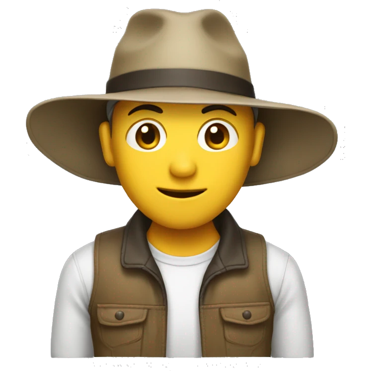 hai mit hut emoji