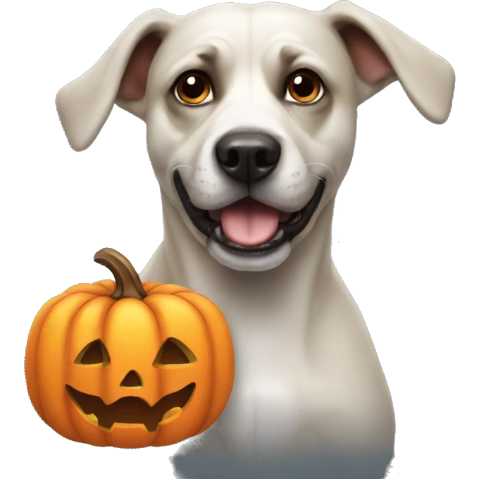 Dog halloween emoji