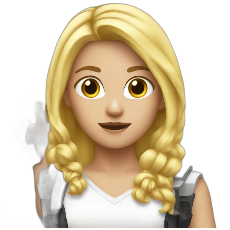 Blonde Shooting emoji