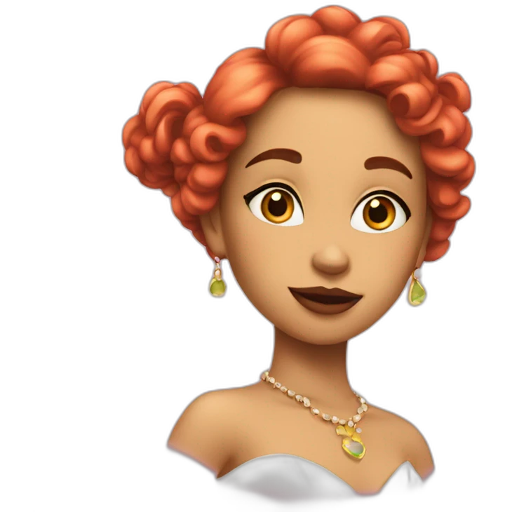 Chica coquette emoji