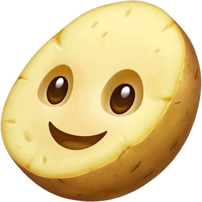 potato without skin emoji