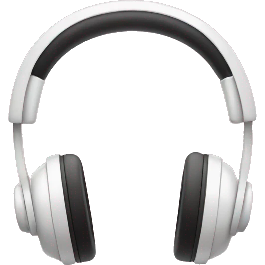 headphones with pink bow emoji