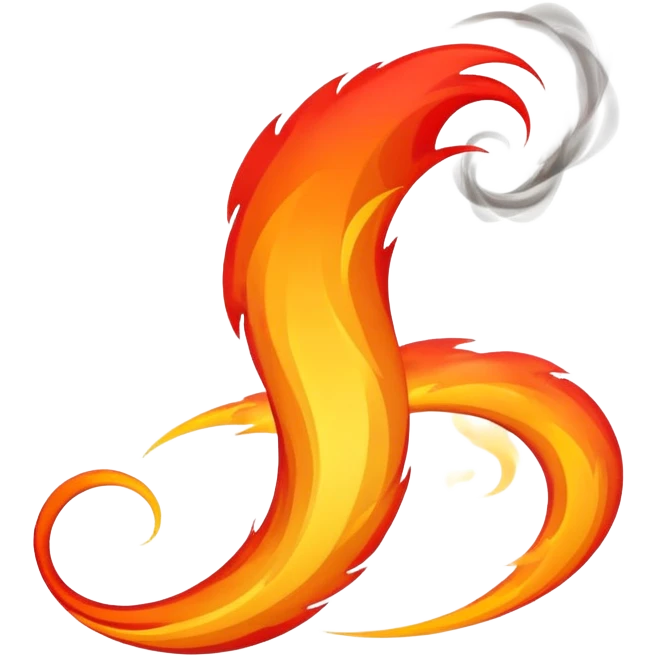 fire tornado emoji