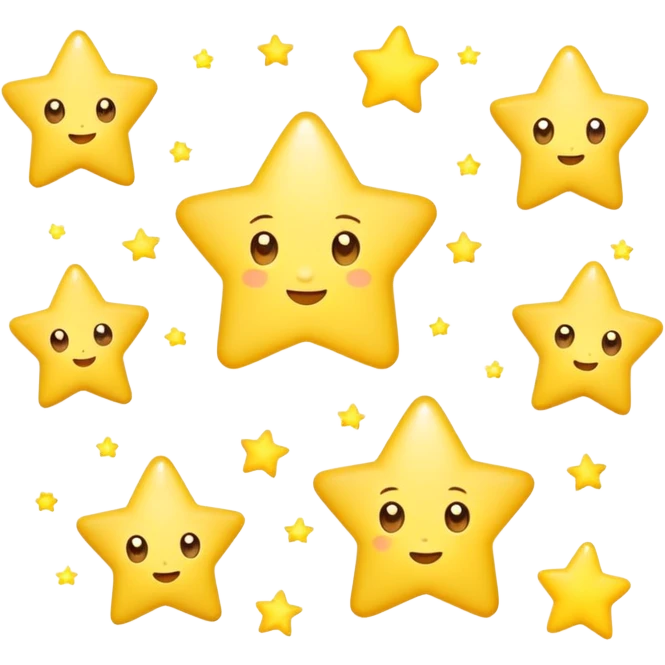 cute little stars emoji
