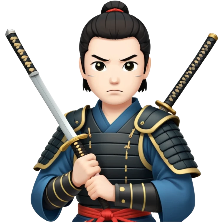 Samurai in guard pose emoji