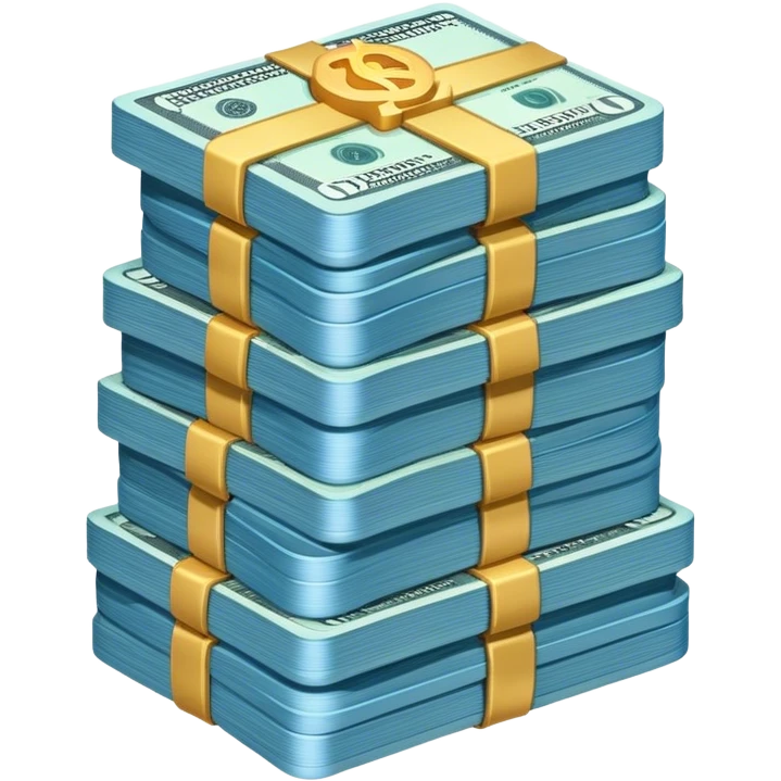 money blue emoji