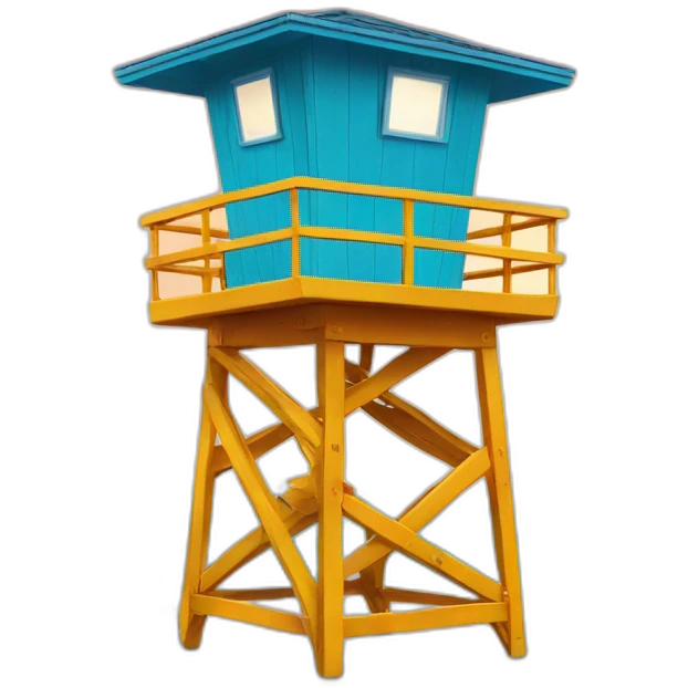 lifeguard tower emoji
