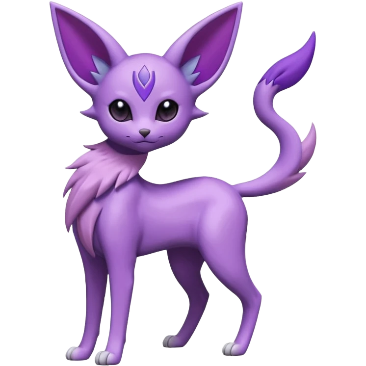 Espeon pokemon 
(full body) emoji