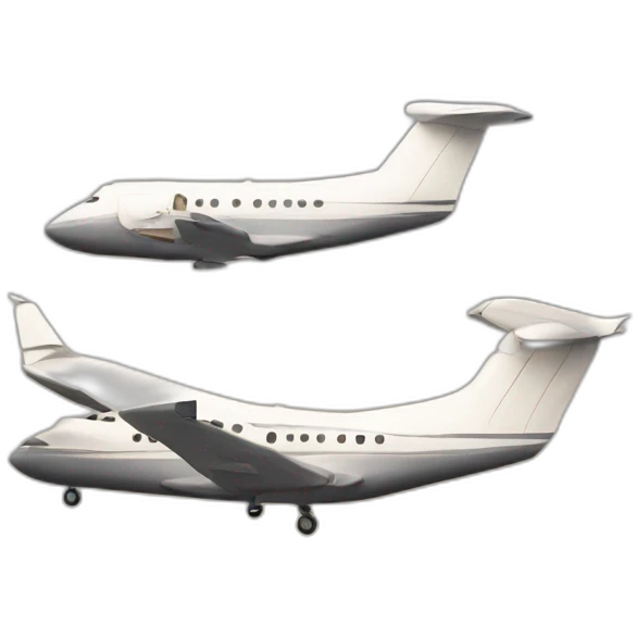 Planes whith tow towers emoji
