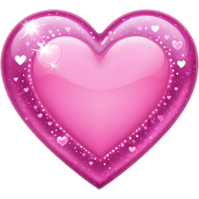 Pink sparky heart  emoji