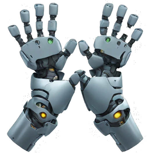 robot handshake emoji