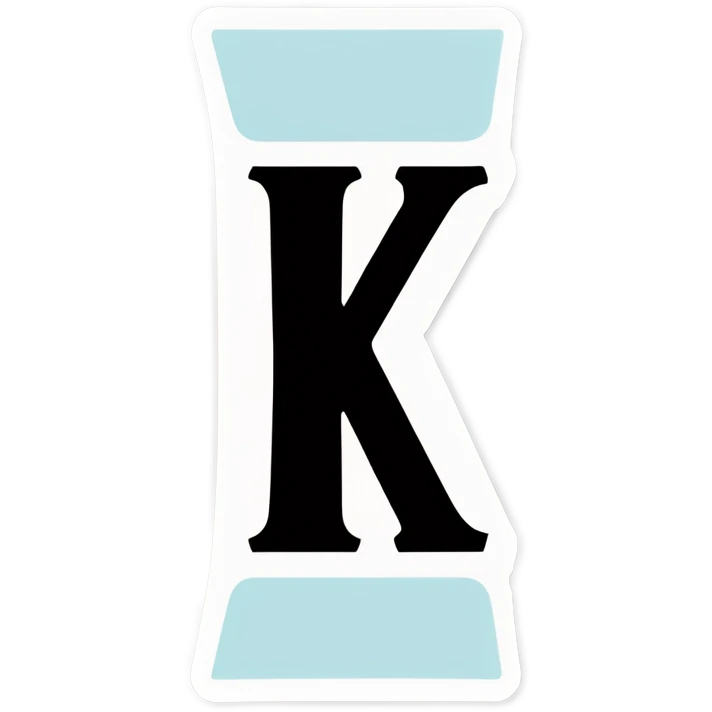 Backwards k emoji