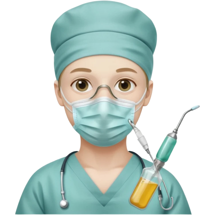 A victorian surgeon using chloroform as an anaesthetic on a patient during an operation emoji