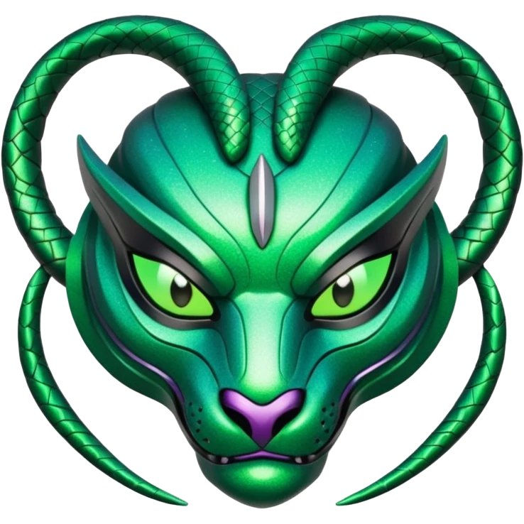 glitter green viper valorant mask emoji