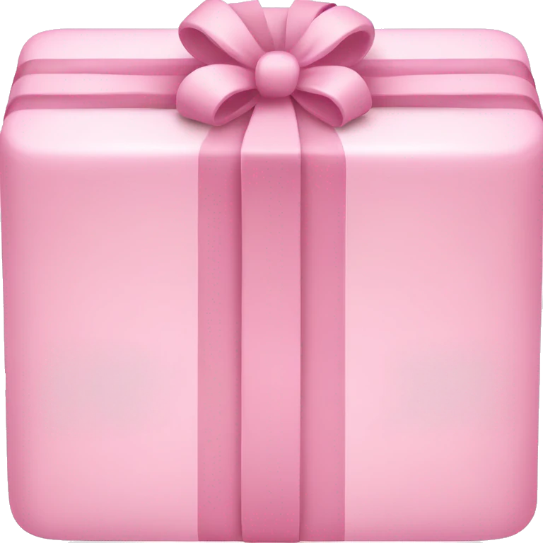 light pink christmas present emoji