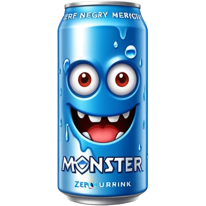 Monster zero ultra energy drink emoji