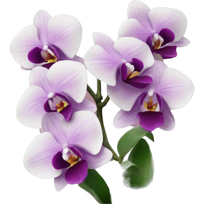 orchids  emoji