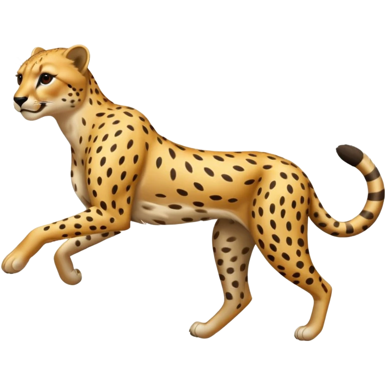 fast aggressive jumping running sheetah emoji
