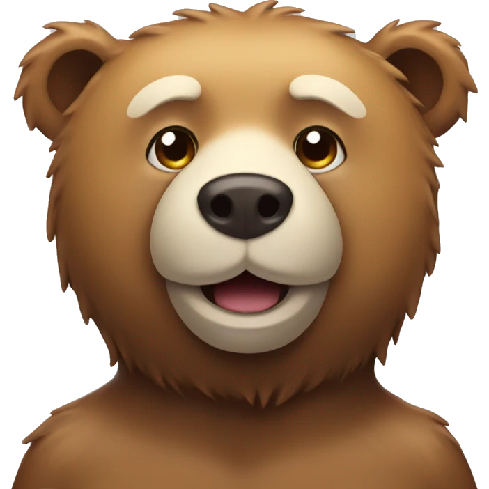 bear with swimming appeal emoji