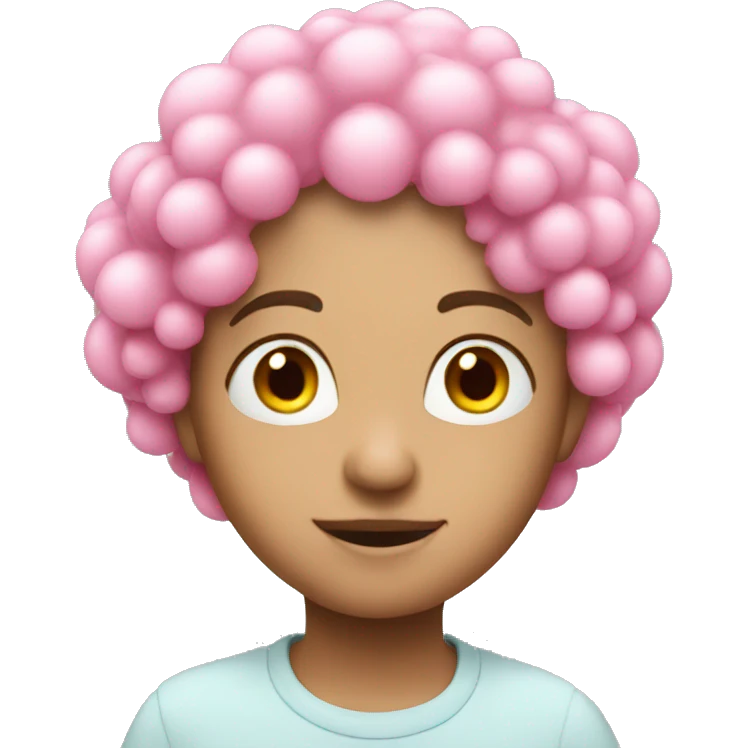 Pink bubbles  emoji