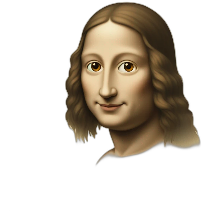 Leonardo da vinci draw mona lisa emoji