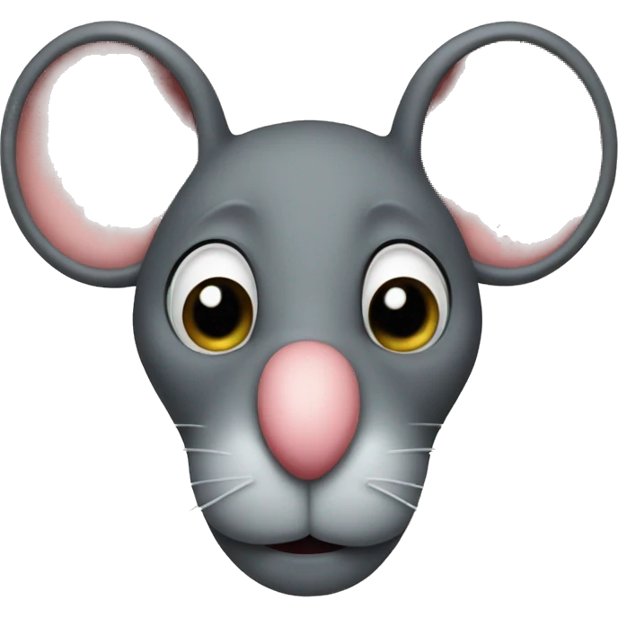 mouse face with liar nose emoji