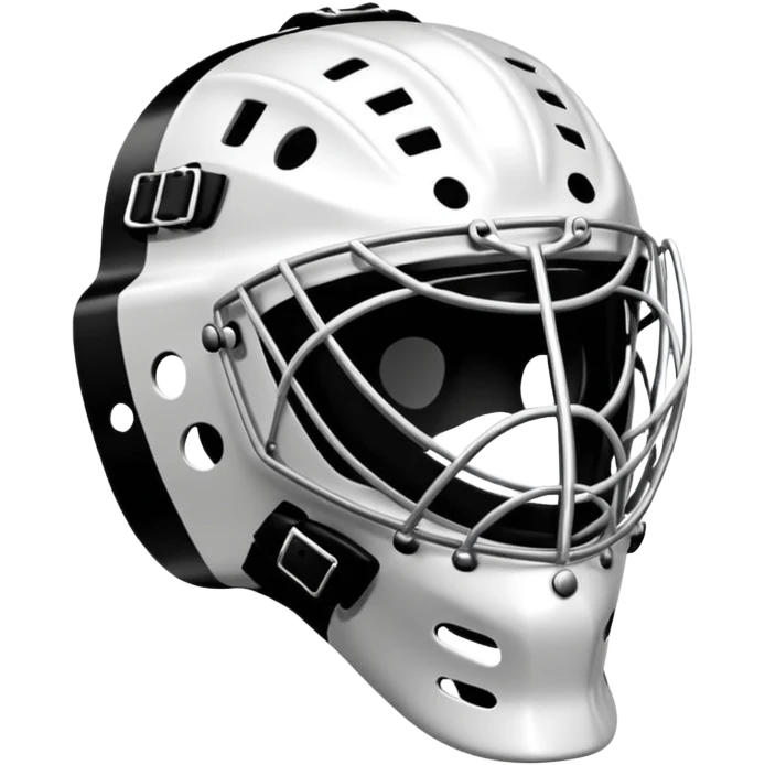 Masque de gardien de hockey emoji