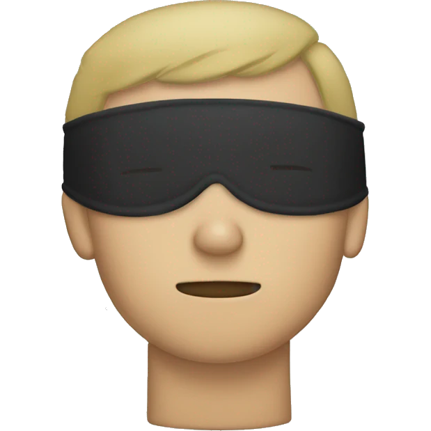 Sleeping with eye mask emoji