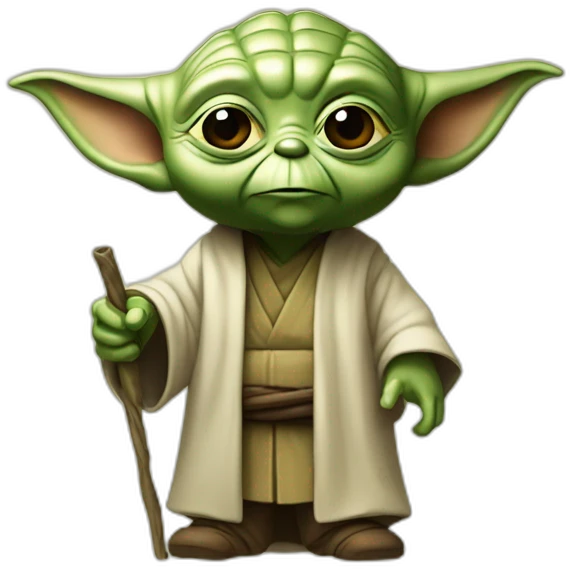 Yoda  bouteille de vins emoji