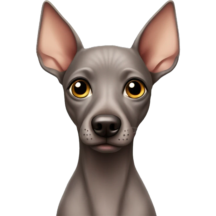 Xoloitzcuintli hairless dog emoji