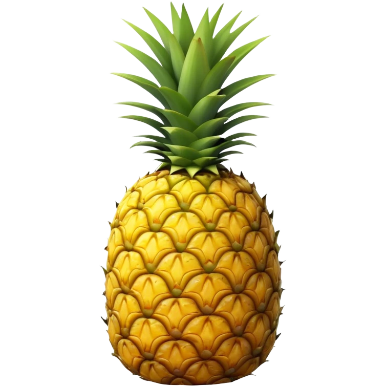 realistic pineapple emoji