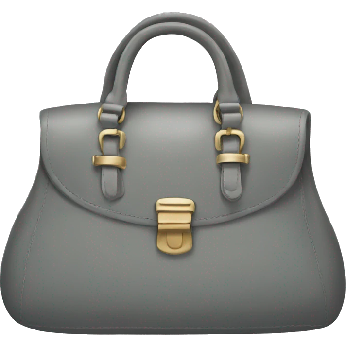Grey purse  emoji