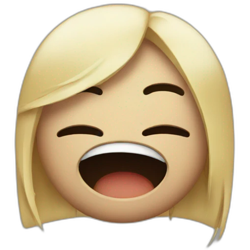 While crying, okay emoji