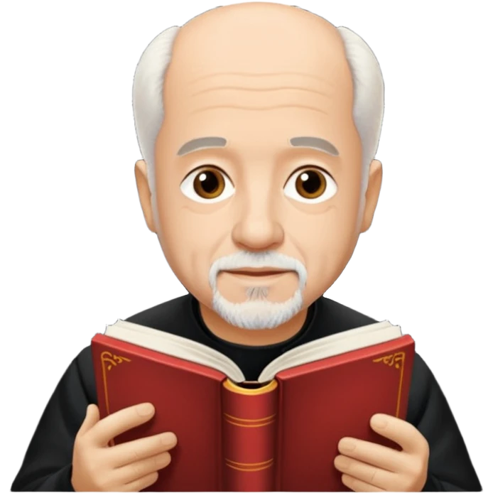 Coelho lendo livro emoji