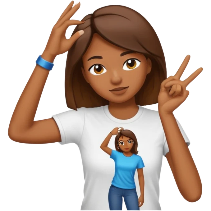 Dabbing woman  emoji