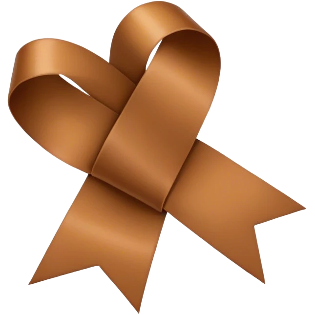 Braune Schleife  emoji