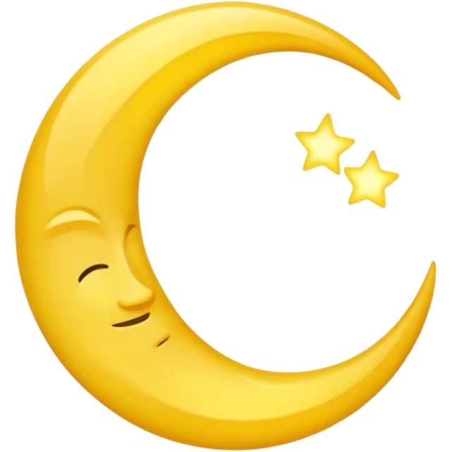 Crescent moon emoji