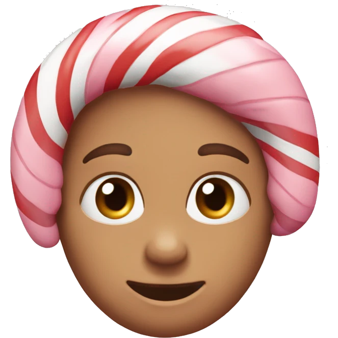 One pastell pink candycane emoji