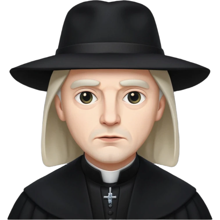 Puritan reverend male emoji